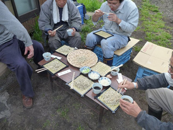 味わう蕎麦