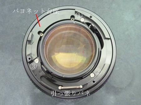 バヨネット台座