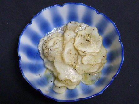 菊芋の収穫