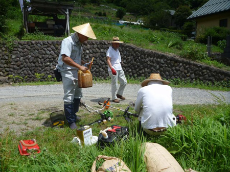 檜原村蕎麦畑(除草)