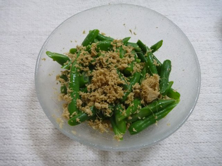 インゲン(生姜醤油)