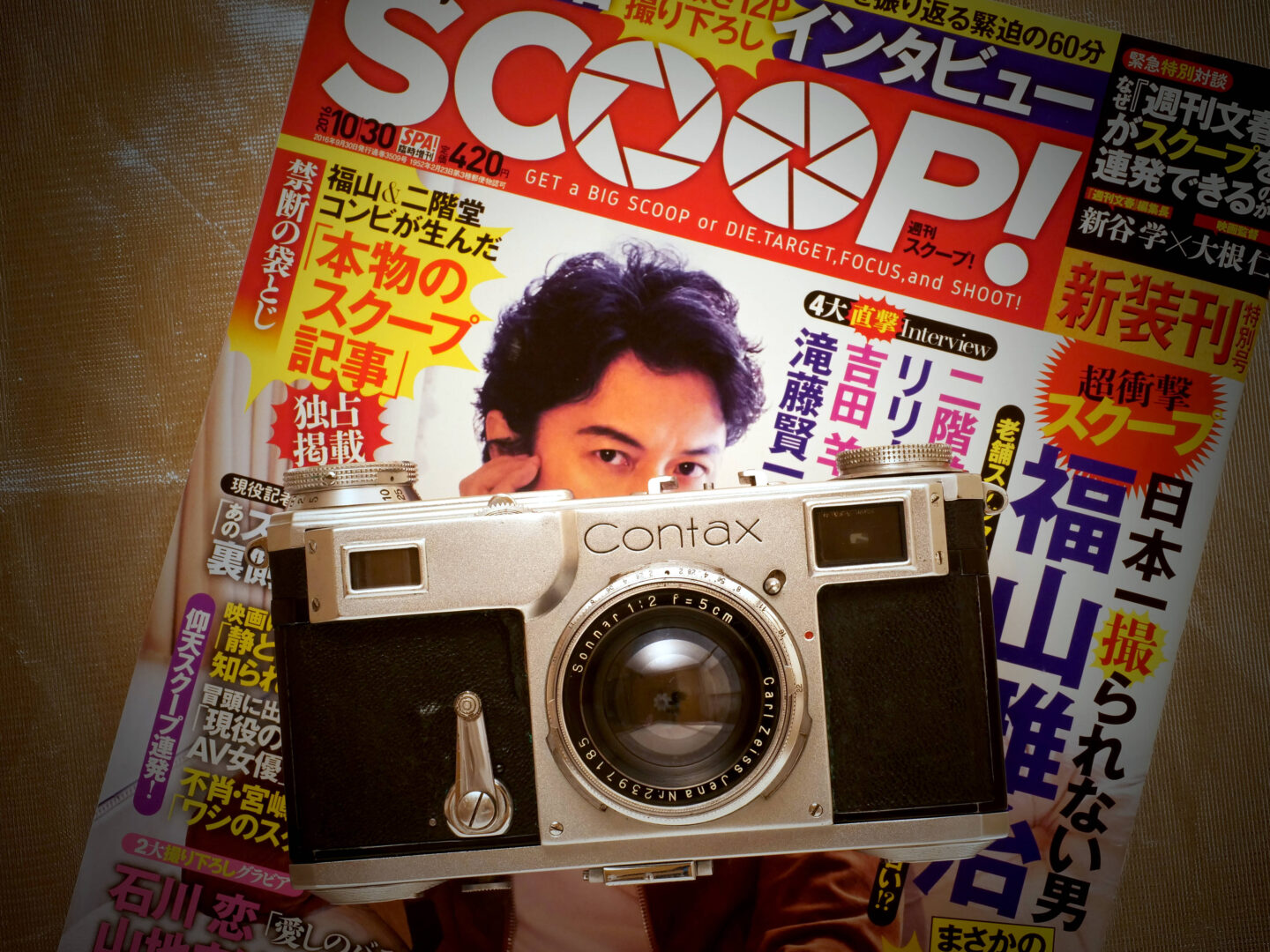 映画の中の、あのカメラ｜24 SCOOP！（2016）Contax II型