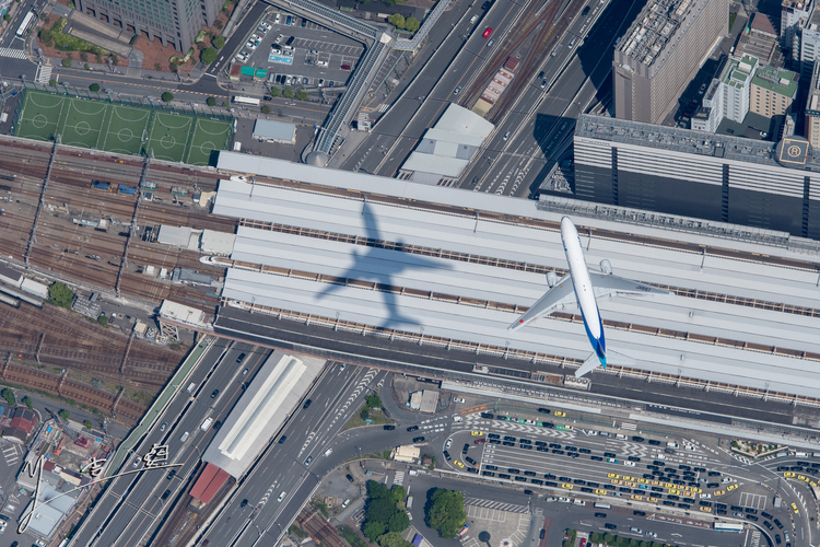 新大阪空撮画像