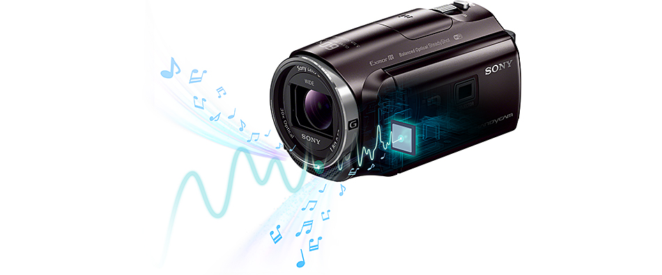 声や音を、さらにクリアに録音する「アドバンスドサウンドシステム」