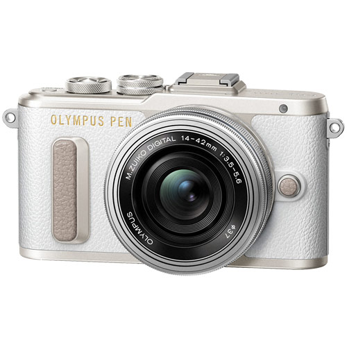 製品写真：オリンパス PEN Lite E-PL8 14-42mm EZレンズキット ホワイト