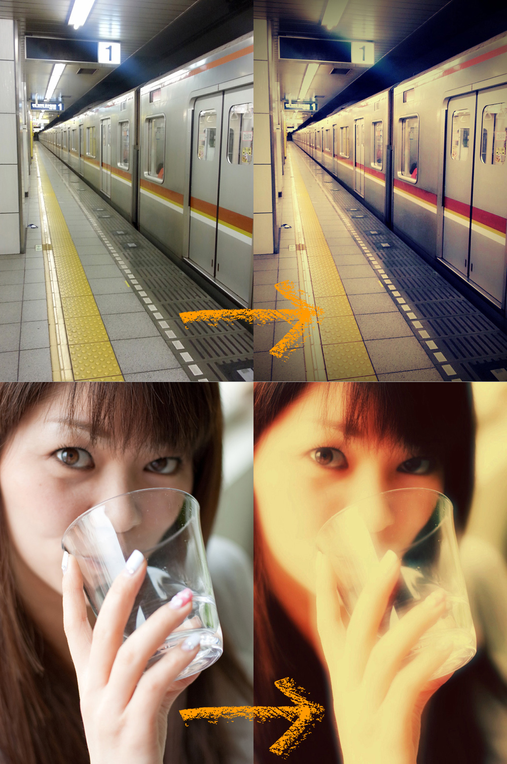 エフェクトを効果的に使っておしゃれな写真に!
