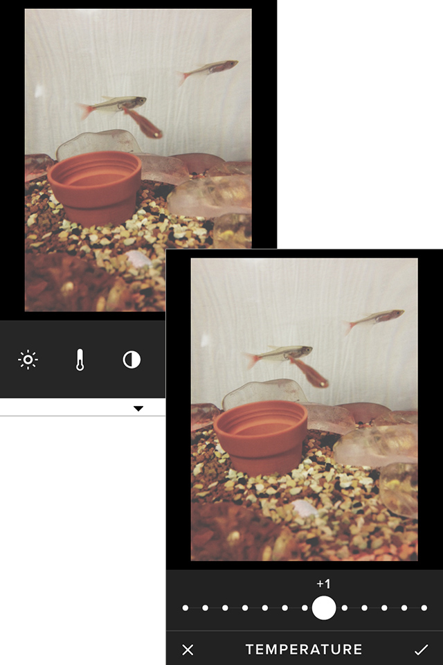 シンプル操作でオシャレな写真が完成!