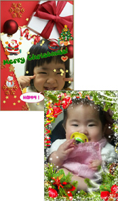 クリスマスが待ち遠しくなる写真ができました!