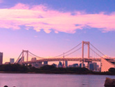 青空が綺麗な夕焼け空になりました!